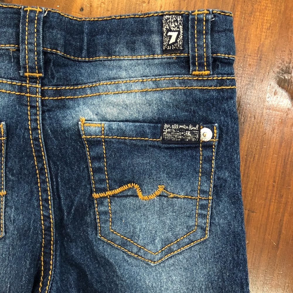 7 For All Mankind Toddler Skinny Jeans 3T - Picture 3 of 7